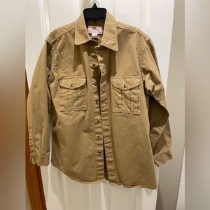 Vintage Filson Heavy Canvas Shirt. Size large. Made in USA.